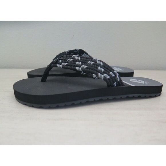 Sperry Women's Sz 5M Black Wharf Webbing/Leather Flip Flop Sandals - Picture 6 of 10